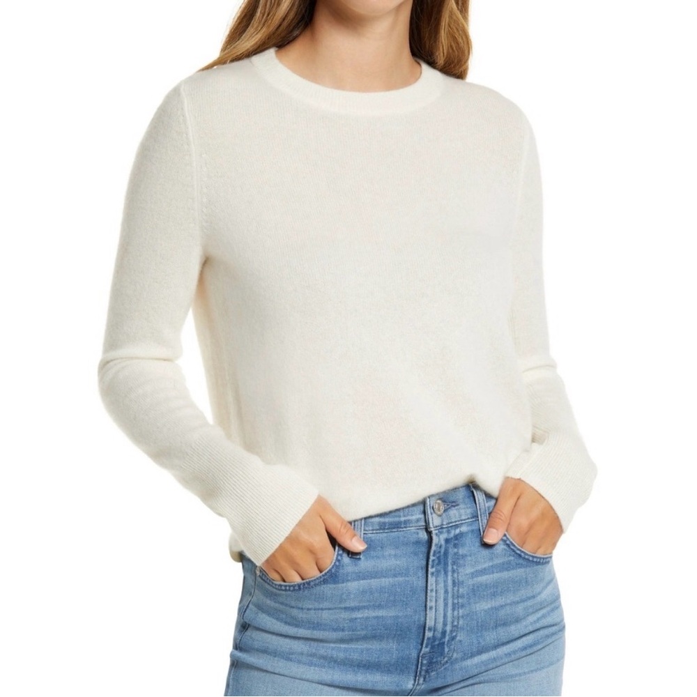 Halogen Women's Beige Cashmere Sweater